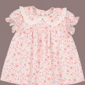 Floral Pink Kids Formal Dress